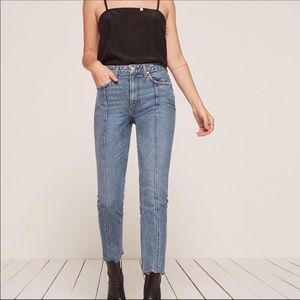 Reformation Seamed Jeans